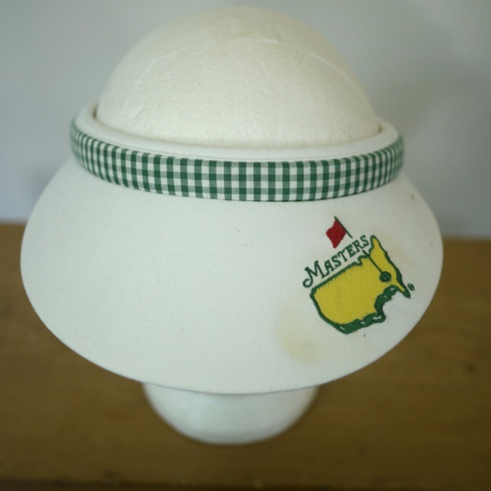 Genuine Pga Masters White Green Pro Golf Visor Vizor Usa